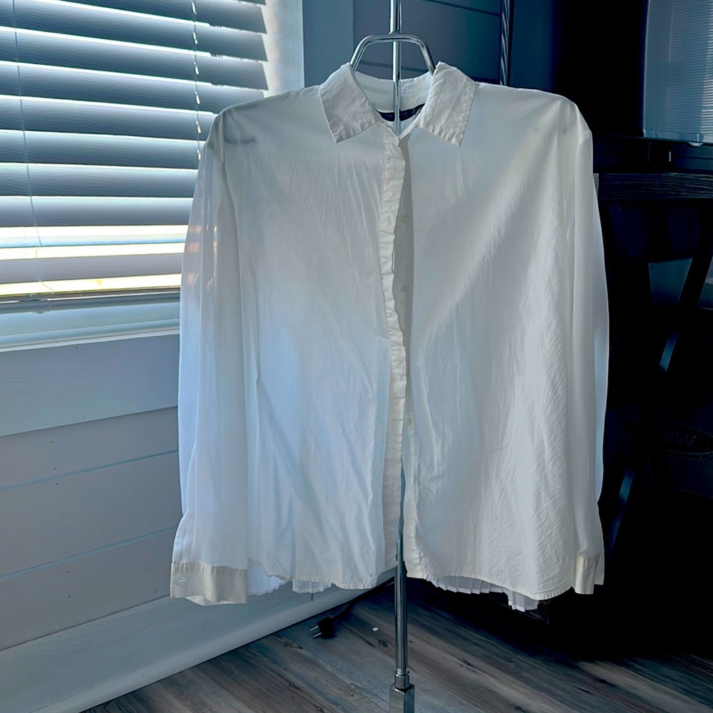 Zara button down blouse